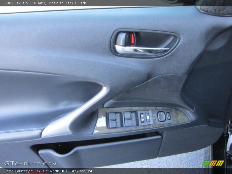 Obsidian Black / Black 2009 Lexus IS 250 AWD