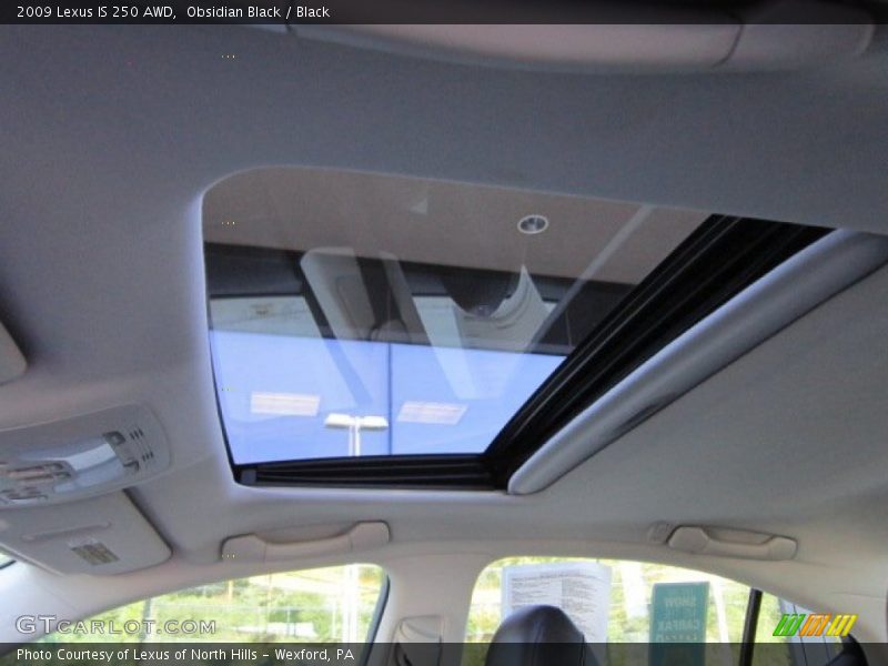 Obsidian Black / Black 2009 Lexus IS 250 AWD
