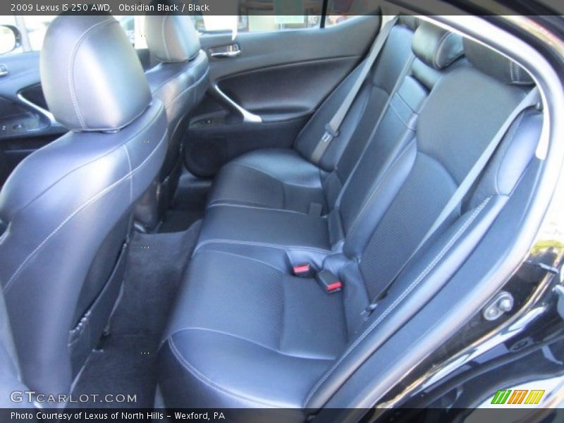 Obsidian Black / Black 2009 Lexus IS 250 AWD