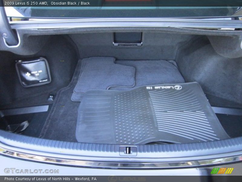 Obsidian Black / Black 2009 Lexus IS 250 AWD