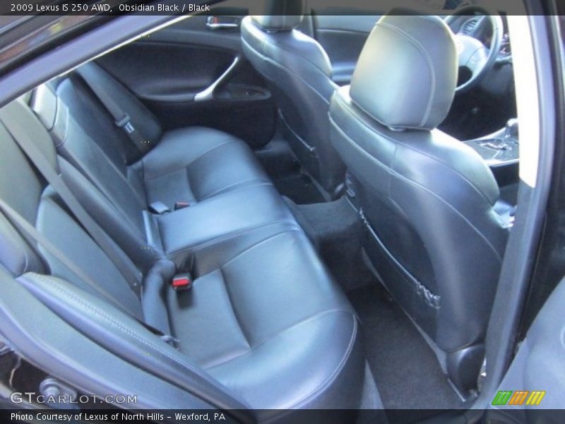 Obsidian Black / Black 2009 Lexus IS 250 AWD