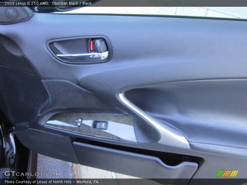 Obsidian Black / Black 2009 Lexus IS 250 AWD
