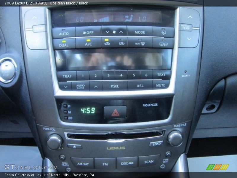 Obsidian Black / Black 2009 Lexus IS 250 AWD