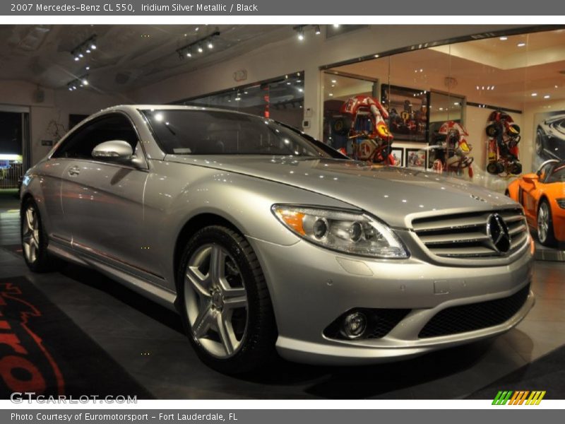 Iridium Silver Metallic / Black 2007 Mercedes-Benz CL 550