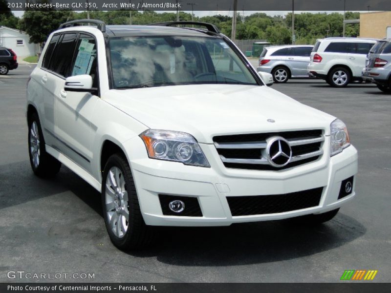 Arctic White / Almond/Black 2012 Mercedes-Benz GLK 350