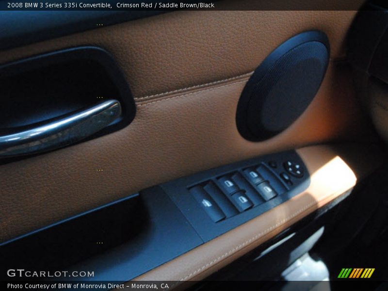 Crimson Red / Saddle Brown/Black 2008 BMW 3 Series 335i Convertible