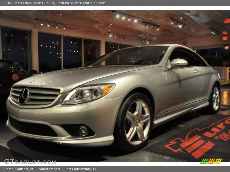 Iridium Silver Metallic / Black 2007 Mercedes-Benz CL 550