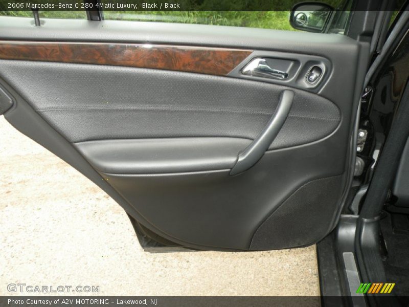 Black / Black 2006 Mercedes-Benz C 280 4Matic Luxury
