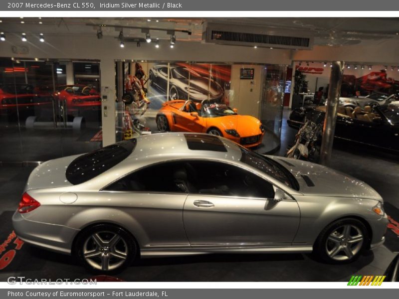 Iridium Silver Metallic / Black 2007 Mercedes-Benz CL 550