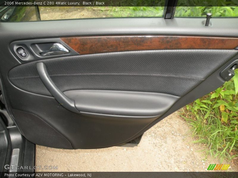 Black / Black 2006 Mercedes-Benz C 280 4Matic Luxury