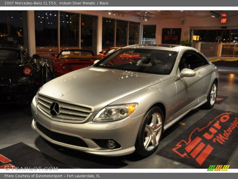 Iridium Silver Metallic / Black 2007 Mercedes-Benz CL 550