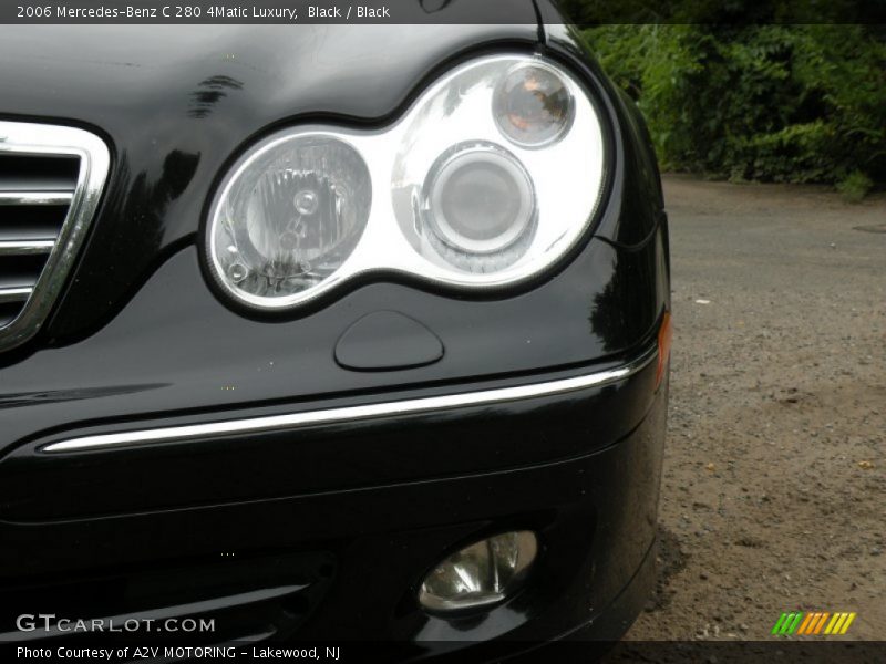 Black / Black 2006 Mercedes-Benz C 280 4Matic Luxury