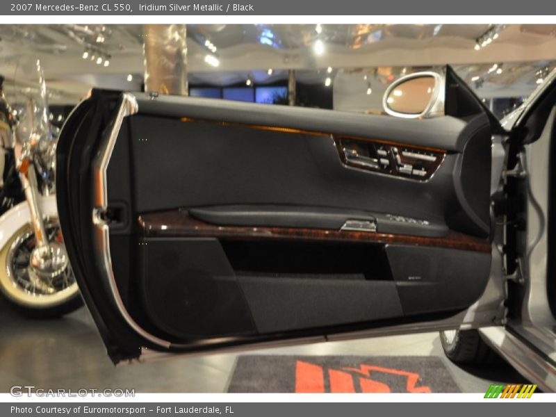 Iridium Silver Metallic / Black 2007 Mercedes-Benz CL 550
