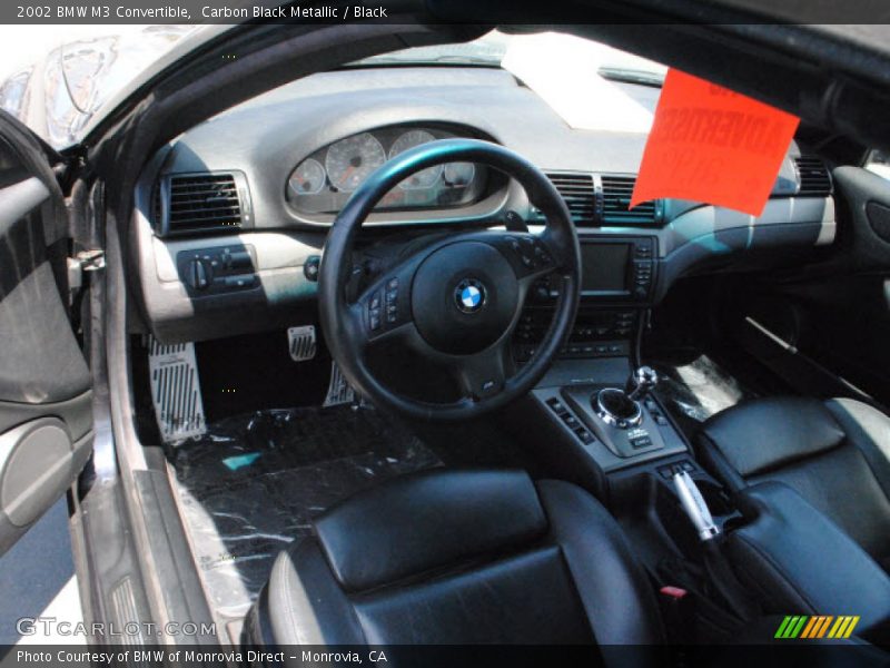 Carbon Black Metallic / Black 2002 BMW M3 Convertible