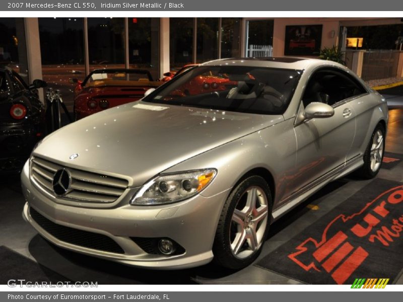 Iridium Silver Metallic / Black 2007 Mercedes-Benz CL 550