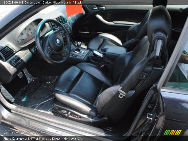 Carbon Black Metallic / Black 2002 BMW M3 Convertible