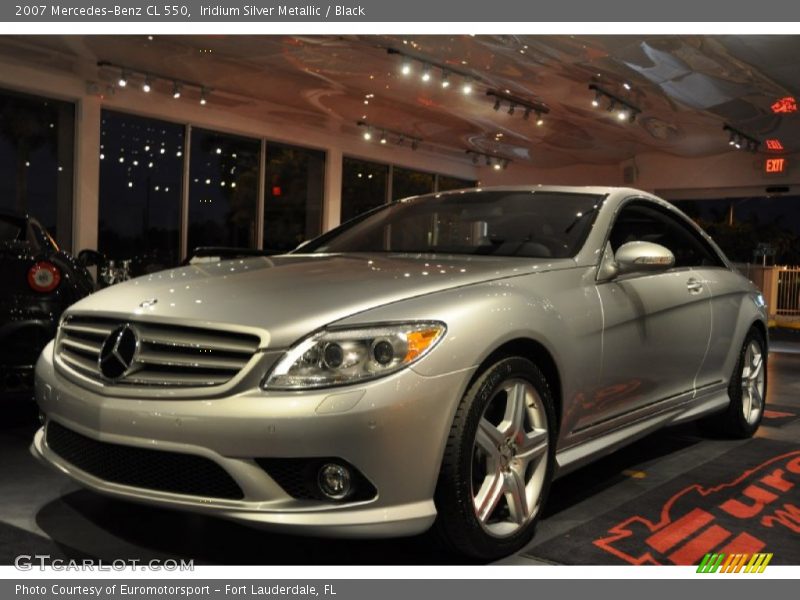 Iridium Silver Metallic / Black 2007 Mercedes-Benz CL 550