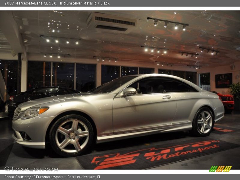 Iridium Silver Metallic / Black 2007 Mercedes-Benz CL 550