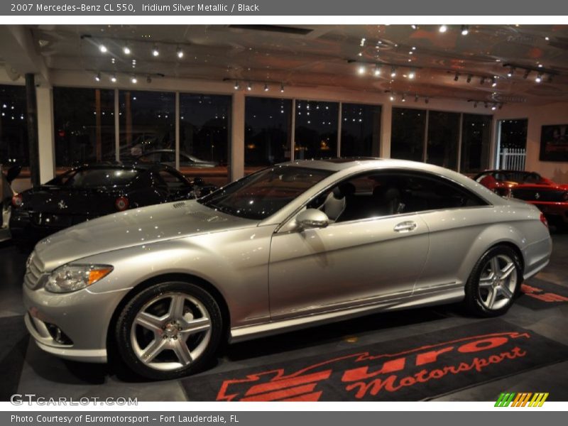 Iridium Silver Metallic / Black 2007 Mercedes-Benz CL 550