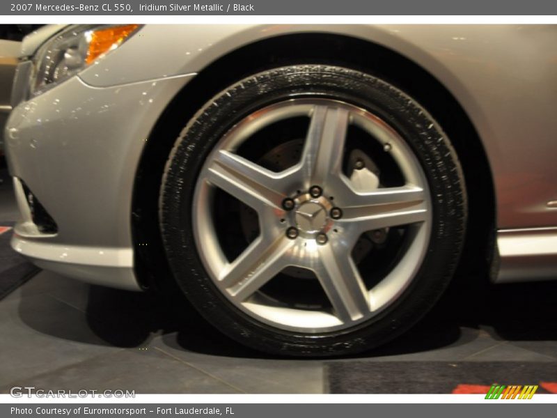 Iridium Silver Metallic / Black 2007 Mercedes-Benz CL 550