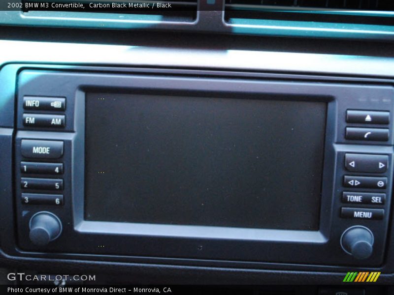 Controls of 2002 M3 Convertible