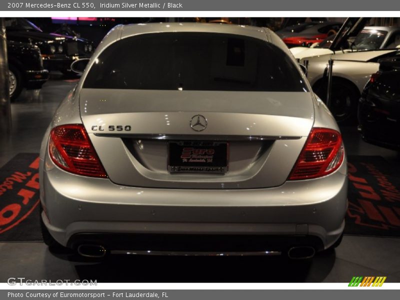 Iridium Silver Metallic / Black 2007 Mercedes-Benz CL 550