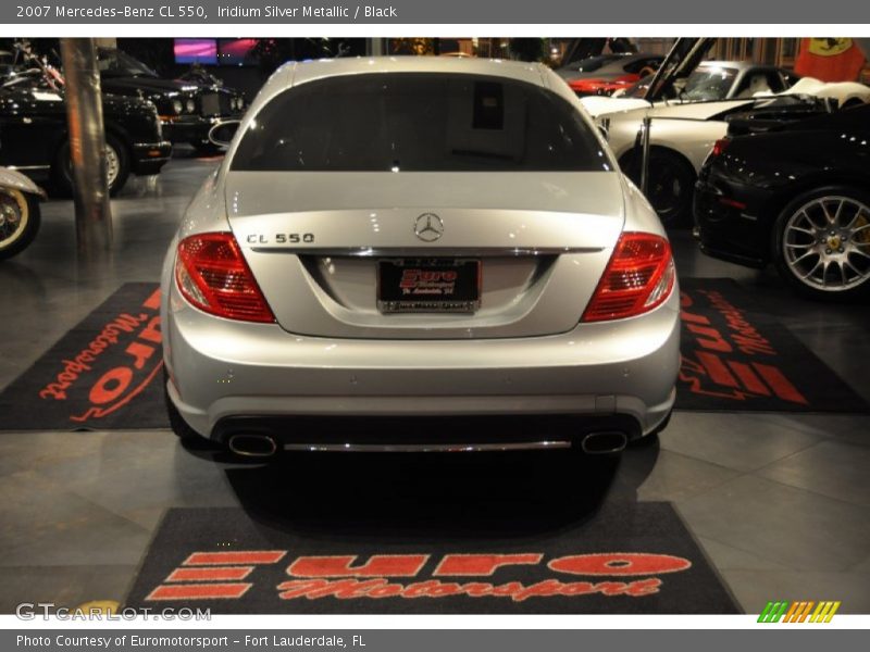 Iridium Silver Metallic / Black 2007 Mercedes-Benz CL 550