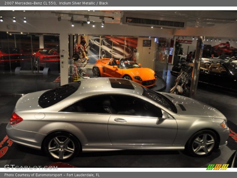Iridium Silver Metallic / Black 2007 Mercedes-Benz CL 550