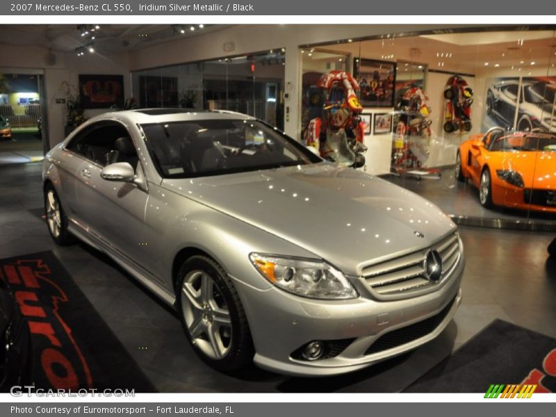 Iridium Silver Metallic / Black 2007 Mercedes-Benz CL 550