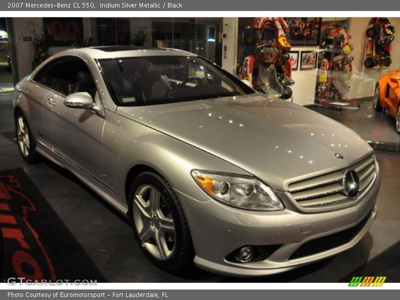 Iridium Silver Metallic / Black 2007 Mercedes-Benz CL 550