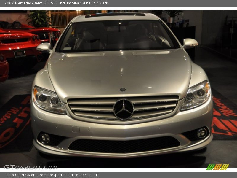 Iridium Silver Metallic / Black 2007 Mercedes-Benz CL 550