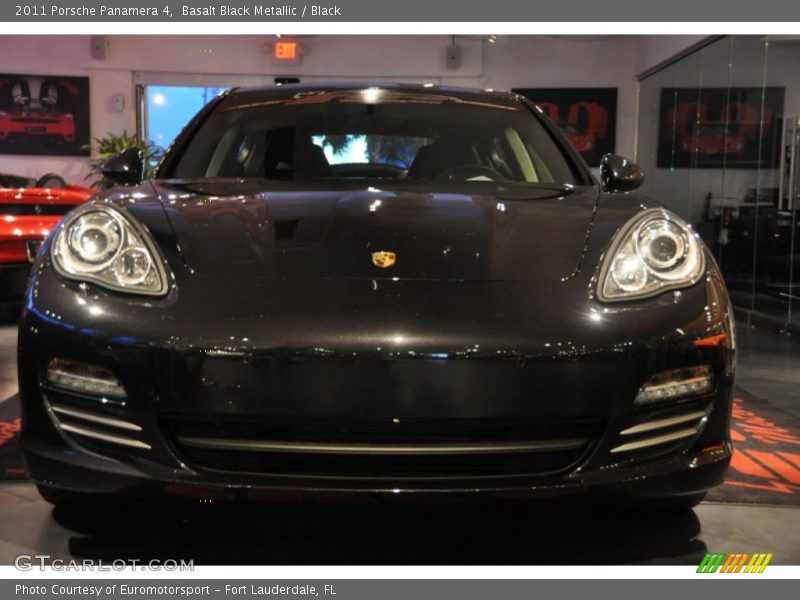 Basalt Black Metallic / Black 2011 Porsche Panamera 4