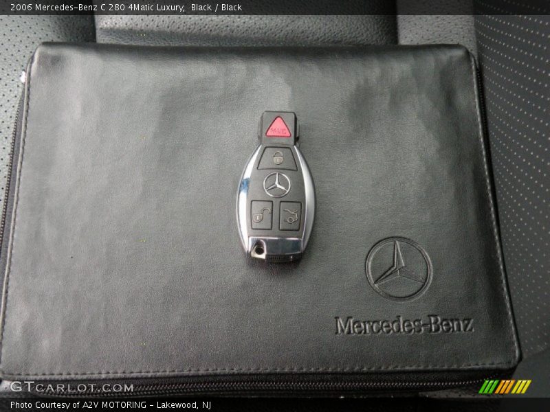 Black / Black 2006 Mercedes-Benz C 280 4Matic Luxury