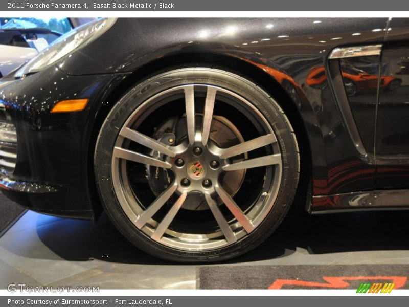 Basalt Black Metallic / Black 2011 Porsche Panamera 4