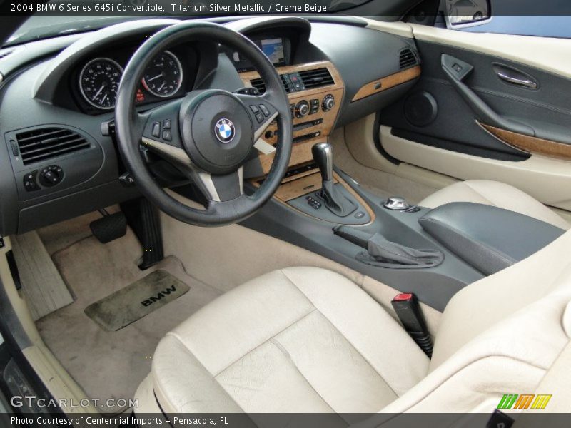 Creme Beige Interior - 2004 6 Series 645i Convertible 