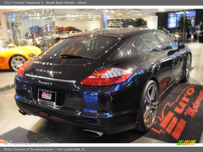 Basalt Black Metallic / Black 2011 Porsche Panamera 4