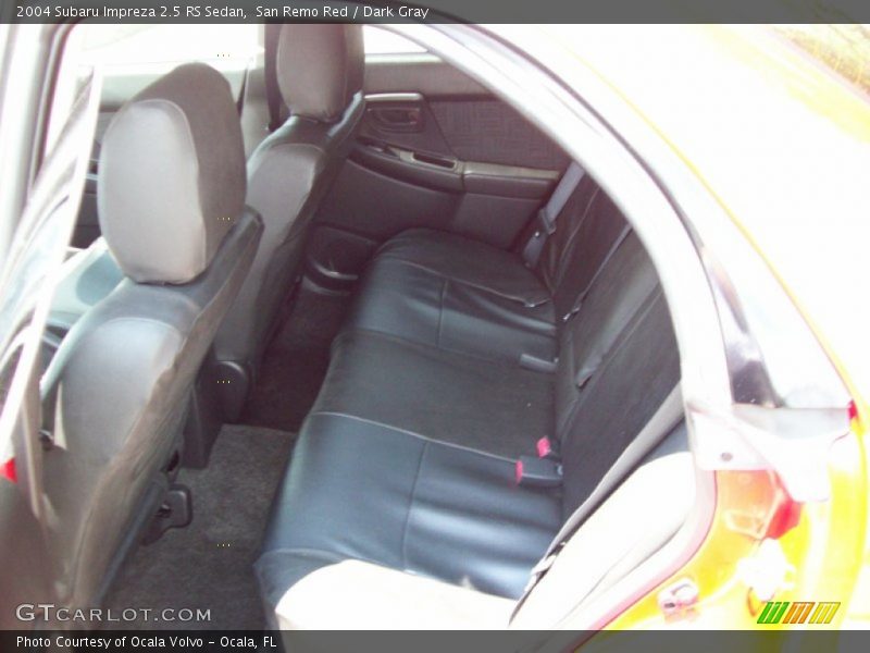 San Remo Red / Dark Gray 2004 Subaru Impreza 2.5 RS Sedan