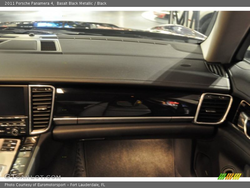 Basalt Black Metallic / Black 2011 Porsche Panamera 4