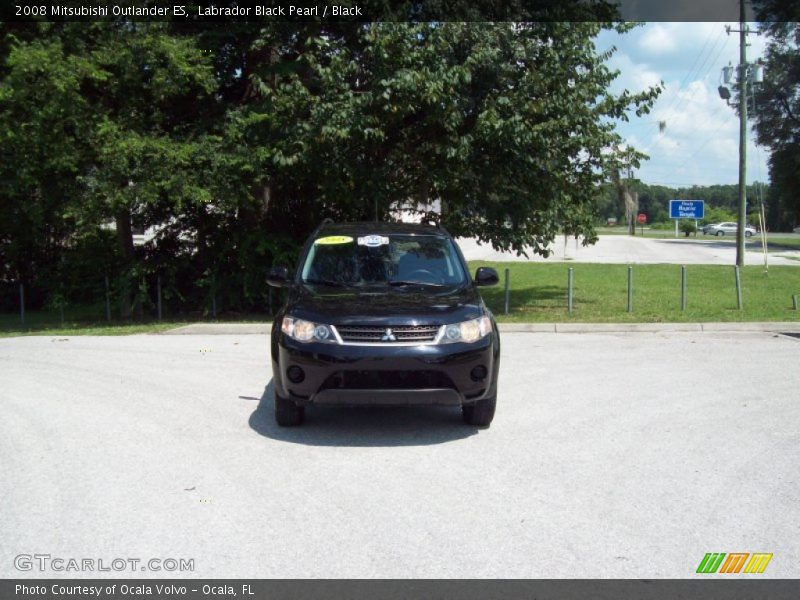 Labrador Black Pearl / Black 2008 Mitsubishi Outlander ES