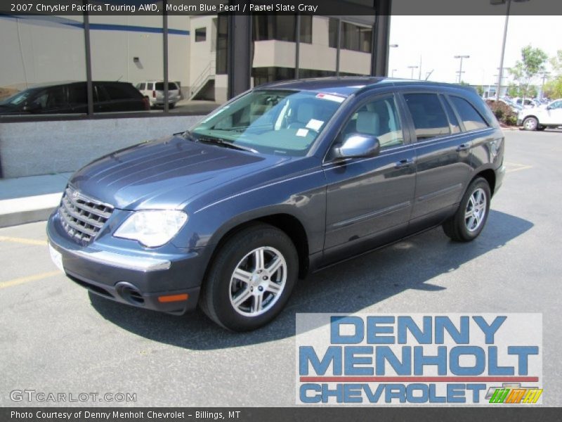 Modern Blue Pearl / Pastel Slate Gray 2007 Chrysler Pacifica Touring AWD