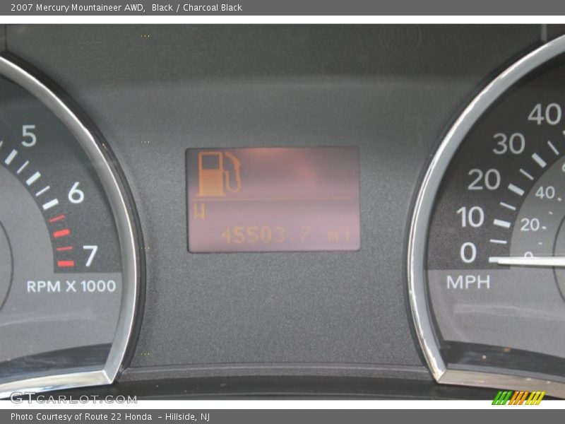 Black / Charcoal Black 2007 Mercury Mountaineer AWD