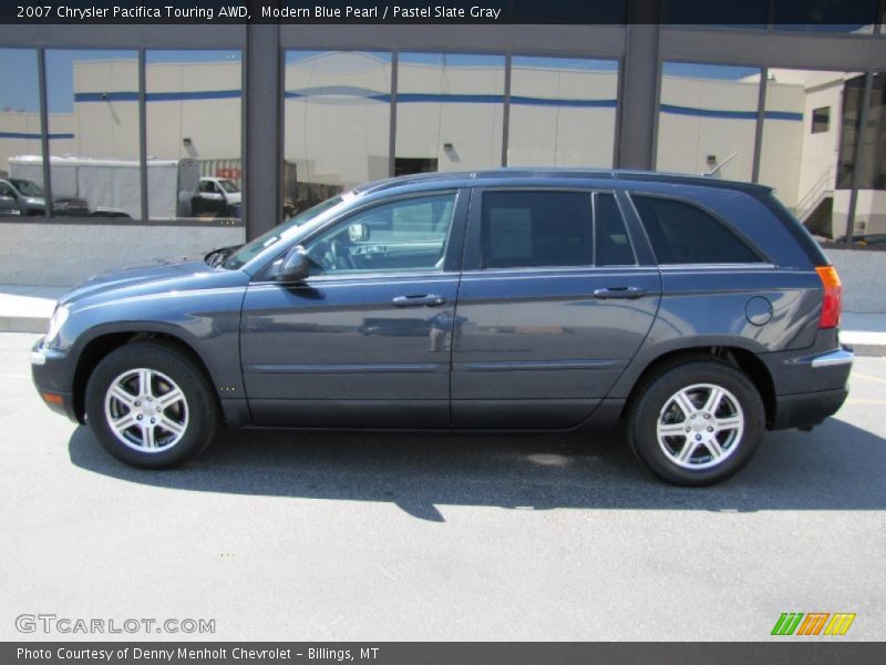 Modern Blue Pearl / Pastel Slate Gray 2007 Chrysler Pacifica Touring AWD