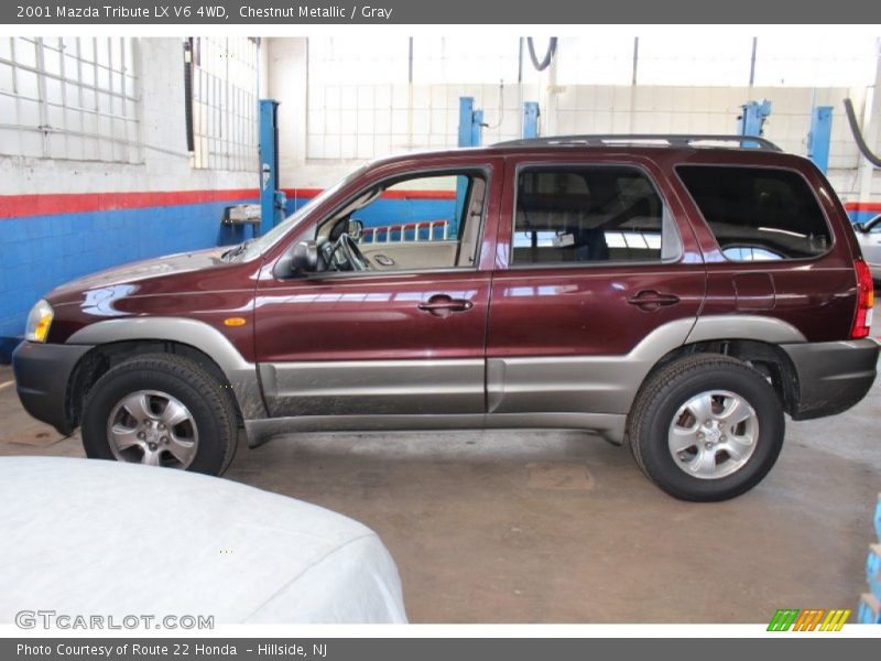 Chestnut Metallic / Gray 2001 Mazda Tribute LX V6 4WD