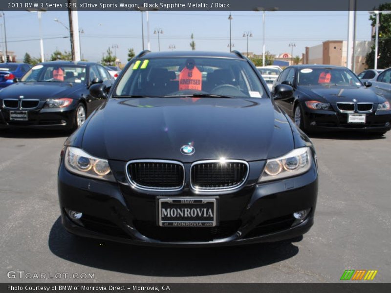 Black Sapphire Metallic / Black 2011 BMW 3 Series 328i xDrive Sports Wagon