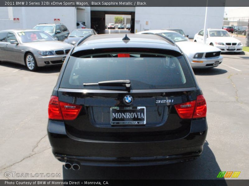 Black Sapphire Metallic / Black 2011 BMW 3 Series 328i xDrive Sports Wagon