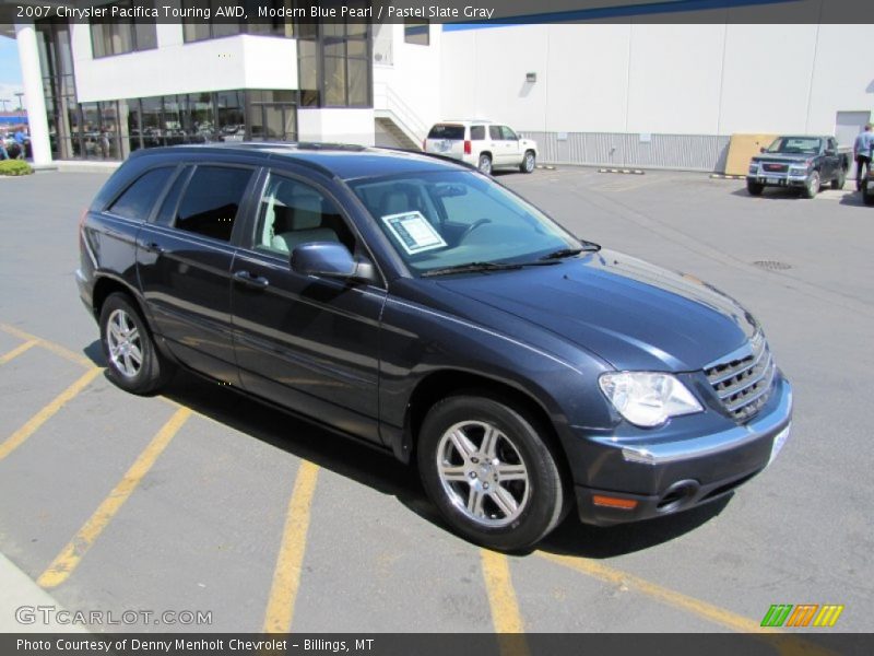 Modern Blue Pearl / Pastel Slate Gray 2007 Chrysler Pacifica Touring AWD