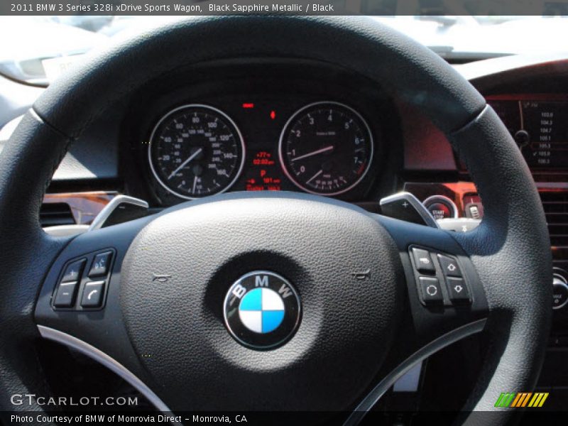 Black Sapphire Metallic / Black 2011 BMW 3 Series 328i xDrive Sports Wagon