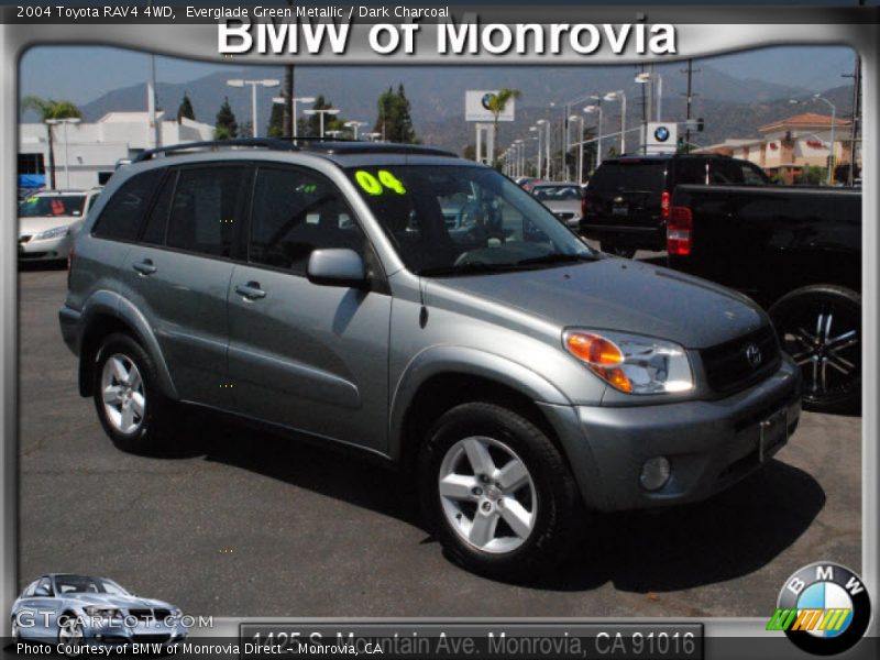 Everglade Green Metallic / Dark Charcoal 2004 Toyota RAV4 4WD