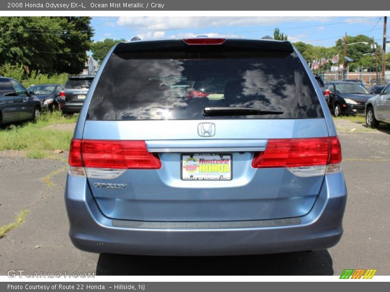 Ocean Mist Metallic / Gray 2008 Honda Odyssey EX-L