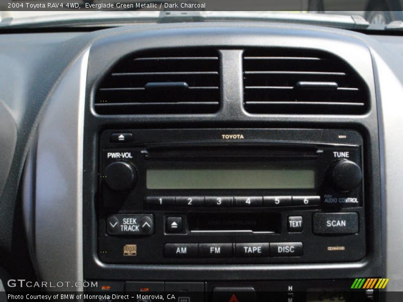 Everglade Green Metallic / Dark Charcoal 2004 Toyota RAV4 4WD